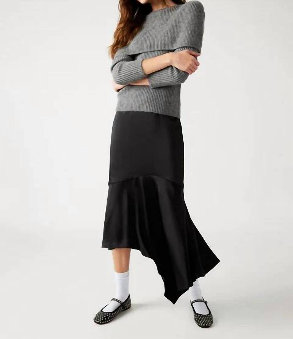 NEW STEVE MADDEN lucille skirt in black